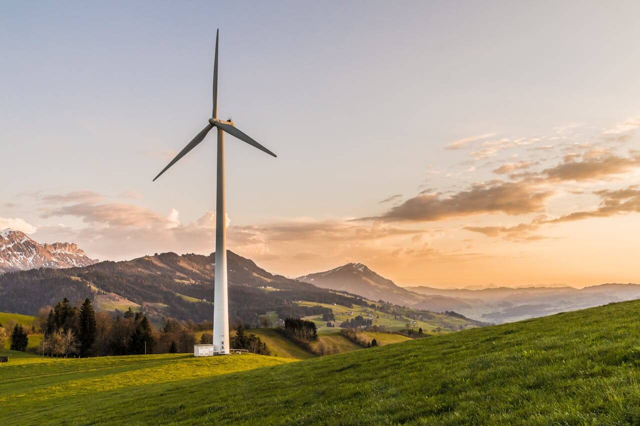 Renewable energy — wind turbine